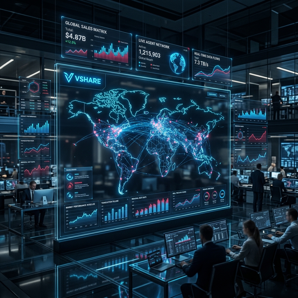 VSHARE Global Operational Matrix Dashboard